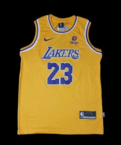 LA LAKERS NBA #23 James Yellow Jersey BASKETBALL SIZE SMALL - Picture 1 of 2