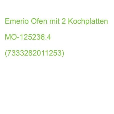 Emerio Ofen mit 2 Kochplatten MO-125236.4 (7333282011253) - Bild 1 von 2