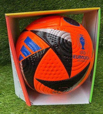 ADIDAS EM 2024 Fussballliebe Winter Ball Pro omb Matchball orange Schnee Euro 24 - Bild 1 von 4