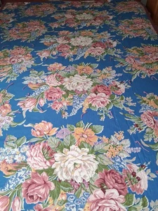 Ralph Lauren Melissa Blue Custom Made Twin Comforter Quilt-Very Nicely Done - Picture 1 of 20