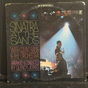 Frank Sinatra at the Sands 1966 Reprise 1st Press EX Vinyl 2xLP Count Basie Live - Picture 1 of 14