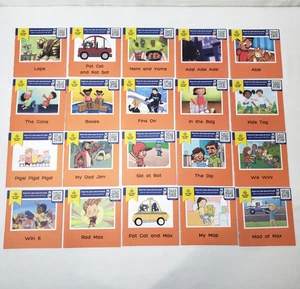 Just Right Readers Lot Of 20 Books Set Kindergarten Early Decodables Phonics CVC - Picture 1 of 10