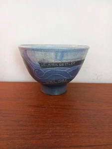 T&S HARLANDER ABSTRACT ART POTTERY BOWL, 1983 , Commemorative Ships - Picture 1 of 24