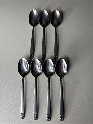 Lote de 7 cucharas cubiertos Stanley Roberts Danesmore acero inoxidable Japón Foto 1 de 4