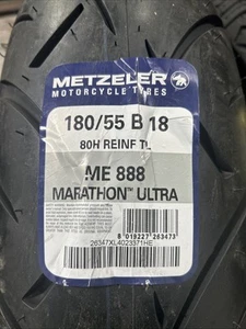 Metzeler ME888 Marathon Ultra Tire 180 55 18 180/55B18 Rear. Read Description - Bild 1 von 2