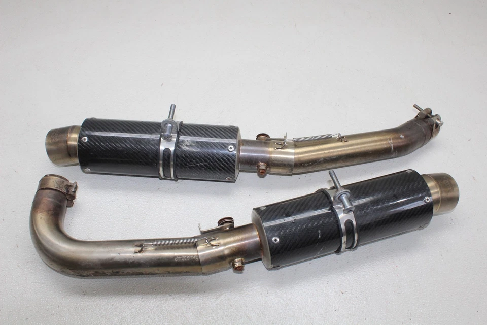 98-00 HONDA SUPER HAWK 1000 VTR1000F DAN MOTO TUBOS DE ESCAPE SILENCIADORES LATA DESLIZABLE Foto 1 de 4