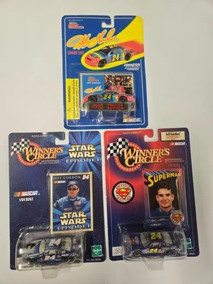 De colección Jeff Gordon #24 Diecast 1:64 Lote de 3 Star Wars / Superman NASCAR Foto 1 de 4