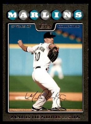2008 Topps Update Black Mark Hendrickson #UH157  /57 - Image 1 of 2