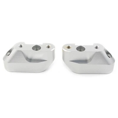 Motorcycle HandleBar Mounts Clamps Risers for BMW R1200RS  2015 -2018 Silver - Image 1 of 4
