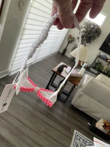 Stirnband Jamie and Jack weiß mit orangefarbener Schleife neu mit Etikett UVP $ 14,50 - Bild 1 von 4