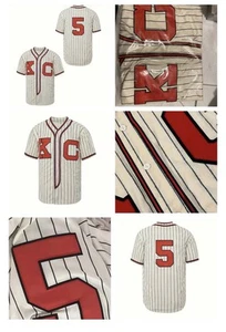 Jackie Robinson Kansas City Monarchs Jersey Negro Leagues #5 Men XL Extra Large - Picture 1 of 2