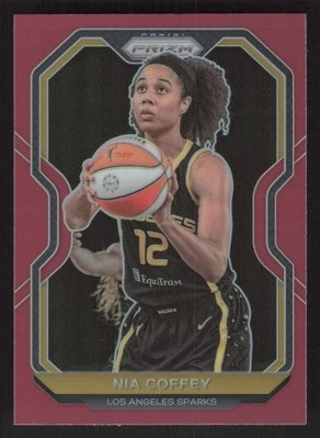 2021 Panini Prizm WNBA #59 Nia Coffey Prizms Red #/299 - Image 1 of 2