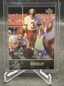 1997 Upper Deck NFL Legends Mark Moseley Autograph AL-147 Washington Redskins - Picture 1 of 7