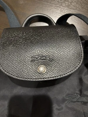 Longchamp Le Pliage Mochila Plegable en Nylon Negro Nueva  Foto 1 de 4