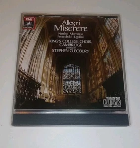 Allegri Miserere King's College Choir Cambridge Stephen Cleobury CD 1984 - Foto 1 di 2