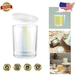 Elegant 9 Oz Glass Candle Containers with Twist Lids - 15 Pack for Candle Making - Picture 1 of 6