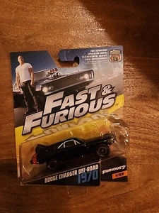 Fast & Furious 7 1970 Dodge Charger Off-Road Black 1:55 NEW Sealed Free Ship ! - Picture 1 of 2