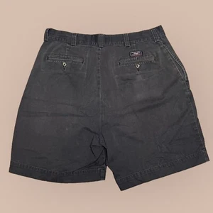 Polo Ralph Lauren Philip Shorts Mens Navy Flat Front Size 36 Vintage USA Cotton - Picture 1 of 5