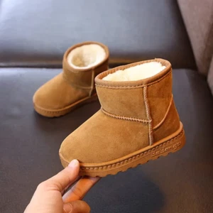 Fashion Children Casual Shoes Girls Boys Cotton Snow Boots Warm Kids Boots Boy W - Picture 1 of 20