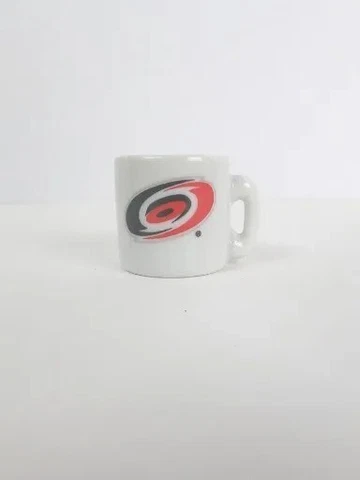Carolina Hurricanes NHL Hockey Mini Mug Logo Vintage Ceramic Collectible Cup Cover