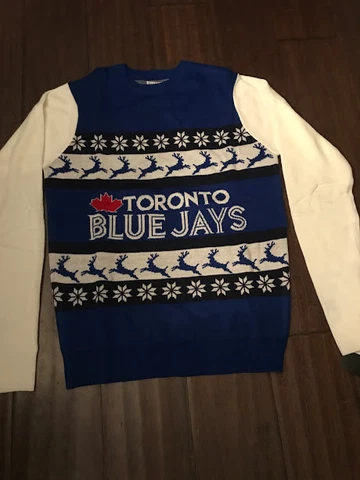 Toronto Maple Leafs Ugly Sweater Men's Medium. NHL Hockey NWT Cover