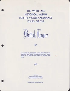 BRITISH EMPIRE VICTORY & PEACE ISSUES CPL MNH 1946 - in 28 WHITE ACE ALBUM PAGES - Picture 1 of 17