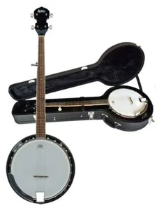 MADERA 5 STRINGS BANJO/ HARDCASE (Canadian Brand) - Picture 1 of 5