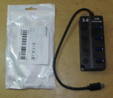 Adaptateur multiple chargeur de téléphone câble câble USB-C vers USB 3.0 fil d'extension 4 ports