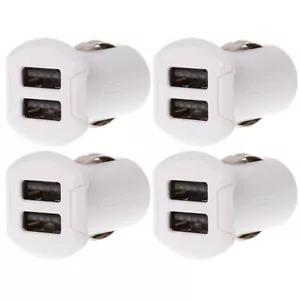 Scosche Revolt 2-Port USB Charger Dual 12W Watt 5V Volt Ports White (Pack of 4) - Picture 1 of 6