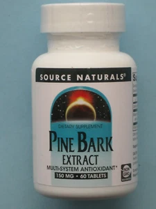 Source Naturals Pine Bark Extract Pine Bark Extract 150 mg 60 Tablets  - Picture 1 of 2