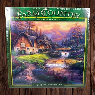 New Sealed Farm Country Steps Off the Appalachian Trail 1000 piece puzzle Art - Image 1 of 3