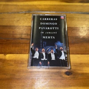 Carreras/Domingo/Pavarotti In Concert-Mehta Cassette 1990 Decca - Picture 1 of 10