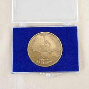 NASA Space Shuttle Columbia STS-3 Flight Commemorative Brass Coin 1982 - Picture 1 of 4