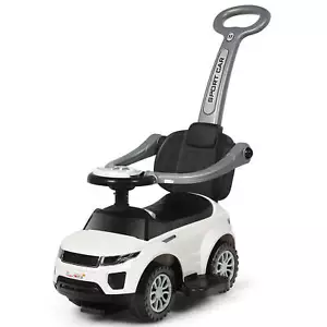 Honey Joy 3 in 1 Ride on Push Car Kleinkind Schiebewagen Kinderwagen mit Stauraum schwarz - Bild 1 von 9