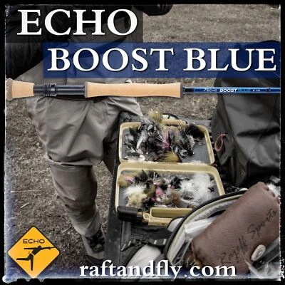 Echo Boost Blue Saltwater | 9wt 9'0" - Lifetime Warranty - Free Shipping U.S. - Image 1 of 2