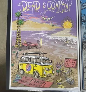 Impresión de póster de Dead And Compony Mike Dubois S/N LA Forum 2019 - Imagen 1 de 9