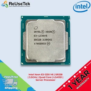 Intel Xeon E3-1230 V6 | SR328 | 3.5GHz | Quad Core | LGA1151 | Server Processor - Picture 1 of 12