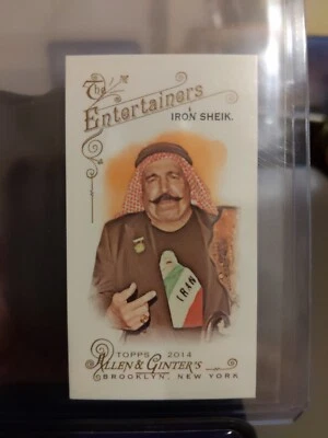 2014 Topps Allen & Ginter Iron Sheik mini - Image 1 of 2