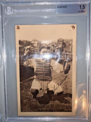 Beckett 1.5 Fair 1931 Cubs Team Issue Gabby Hartnett HOF Chicago Cubs - Image 1 of 4