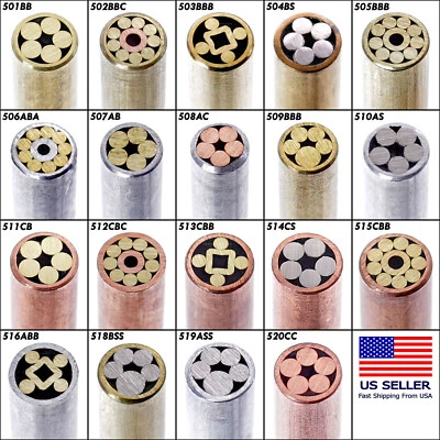 KNIFEKITS.COM Mosaic Pins - (0.156 (5/32) Inch Diameter) - (19 Different Rod Options)