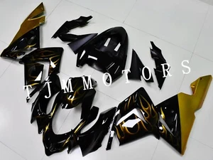 For Ninja ZX-10R 2004 2005 Black Gold ABS Injection Mold Bodywork Fairing Kit - Bild 1 von 8