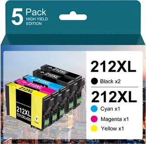 Lote de impresoras de repuesto de tinta 212XL para Epson 212XL Workforce XP-4100 WF-2850 - Imagen 1 de 9