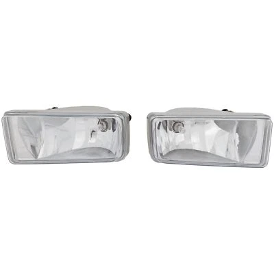 Противотуманные фары в сборе для Chevrolet Silverado 1500 (2007–2015 гг.), галогенные, прозрачные - Изображение 1 из 4