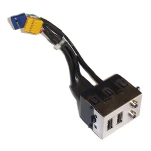 Vorder Panel 2xUSB HP 444590-001 Audio IN/Out HP DC7800 DC7800P 7800S DC5850 SFF - Bild 1 von 1