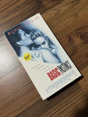 Basic Instinct (VHS, 1992) Michael Douglas, Sharon Stone - Image 1 of 4