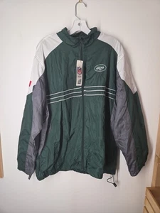 NFL Team Apparel New York Jets Men's Windbreaker Jacket Size XL - Picture 1 of 5