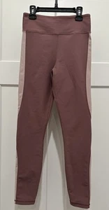 Calme Johnny Was Endurance Color Block High Waist Legging Rose Taupe Sz S - Picture 1 of 5