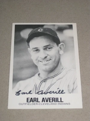1979 TCMA Renata Galasso #79 Earl Averill - Cleveland Indians HOF Autograph Auto - Image 1 of 2