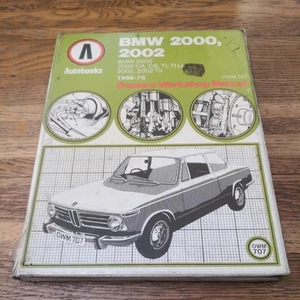 Autobook OWM 707 BMW 2000 & 2002, 1966-1976 Owners Workshop Manual /Plastic HB - Picture 1 of 4