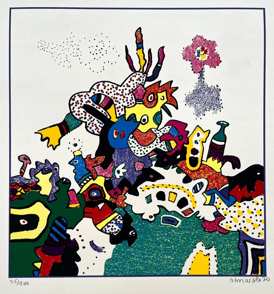 Otmar Alt, Siebdruck, handsigniert, nummeriert, datiert, 1970 - Bild 1 von 4
